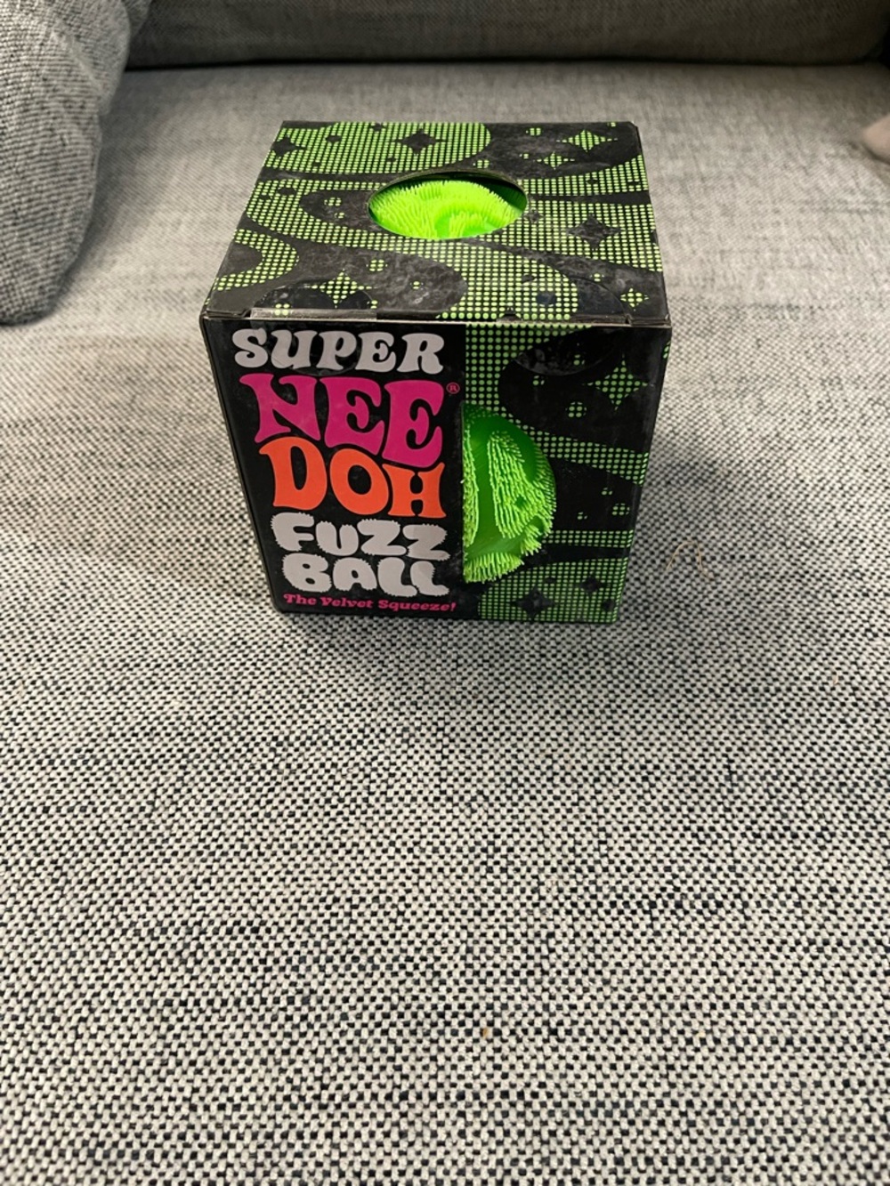 Super JUMBO NeeDoh Fuzz Ball - Neon Green